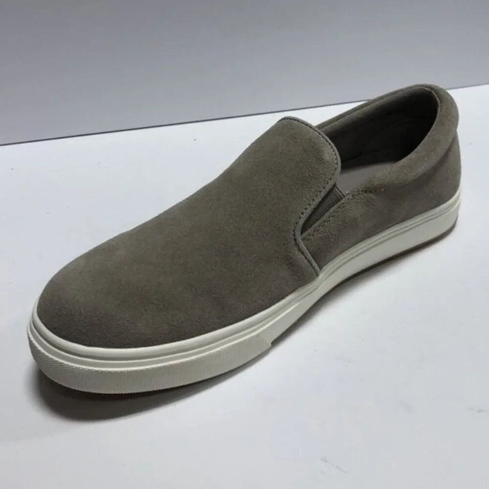 Steve Madden Women's Coulter Taupe Suede Sneakers, Size 9.5 M